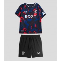 Maglie da calcio Rangers Terza Maglia Bambino 2024-25 Manica Corta (+ Pantaloni corti)